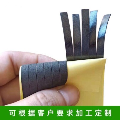 黑色背胶EVA密封条 防滑边框消音减震缓冲泡棉条 硅胶密封条图2