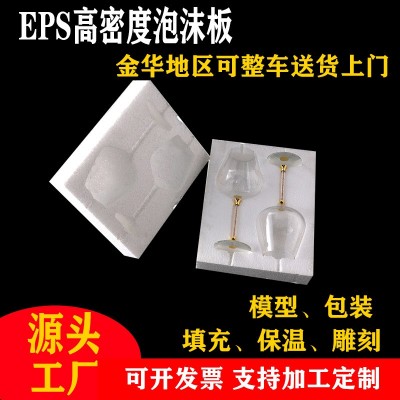红酒杯泡沫箱包装2只装玻璃杯泡沫盒 易碎物快递防震防摔泡沫图2