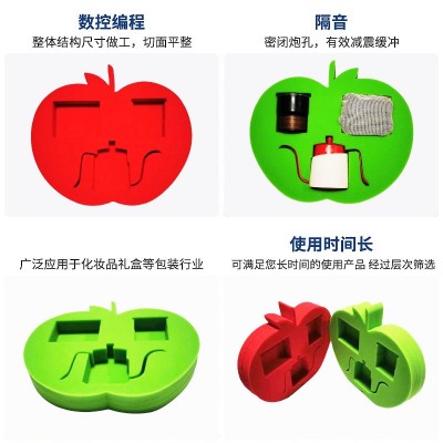 厂家批发泡棉内衬海绵加工电子棉礼盒内衬礼品包装阻燃防震内托图4