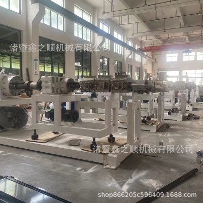 ps发泡镜框线条设备 单螺杆塑料挤出机 90 100 120线条生产设备图4