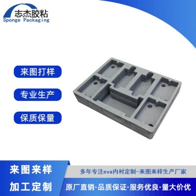 eva泡棉雕刻内衬 EVA异形内托 EVA内衬 电子件定位包装盒托盘图2