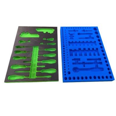 定制直销供应雕刻EVA包装材料 xpe泡绵礼品内衬酒盒 工具包装盒图5