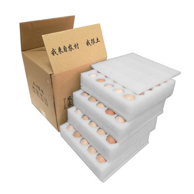 鸡蛋托 鸡蛋包装盒 epe珍珠棉鸽子鳖鸭蛋包装箱 鹅蛋托 打包盒快递图4