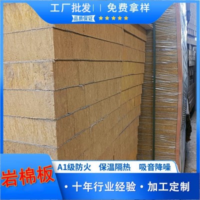 外墙a级防火岩棉板玻璃幕墙钢结构厂房用岩棉板砂浆岩棉复合板图4