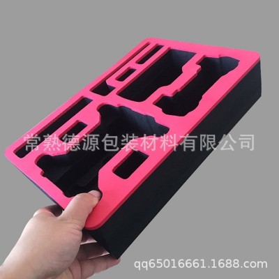 新款EVA定制泡棉内衬可背胶模切 eva工具箱内衬雕刻图4