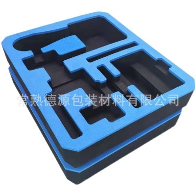新款EVA定制泡棉内衬可背胶模切 eva工具箱内衬雕刻图1