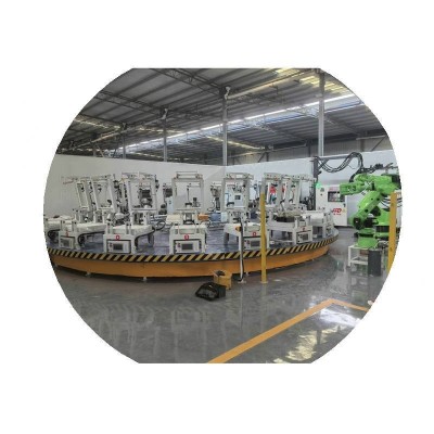 全自动发泡机转盘生产线厂家PU聚氨酯坐垫发泡圆盘生产线机器设备图5