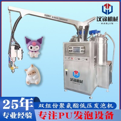 汉锦工厂供应气泡化妆棉粉扑发泡机PU聚氨酯制品设备图4