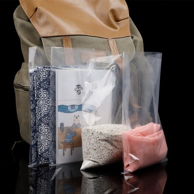 工厂定制PE透明包装袋 平口贴骨拉链袋 加厚内膜塑料袋棉被包装袋图3