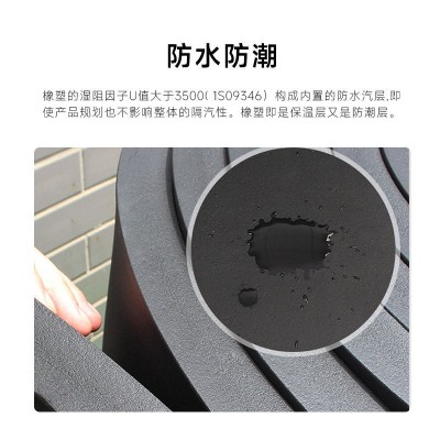 B1级橡塑保温管防冻加厚隔热材料室外管道太阳能保温管套加工定制图4