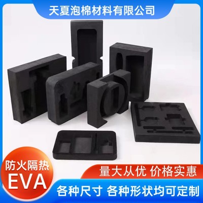 eva泡棉内衬定 制厂家酒水礼盒工艺品填充包装高弹eva植绒内托图3