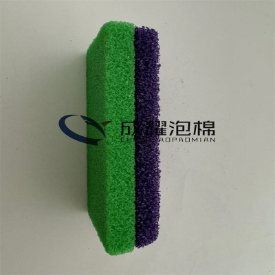 新款PU双面磨脚石浮石 不伤脚去死皮角质老茧美足修脚工具批发图3