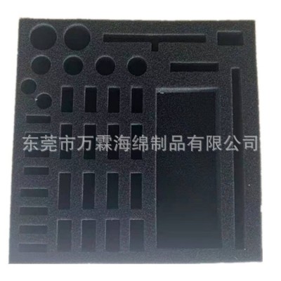 精密仪器电子产品海绵包装 化妆品防震海绵内衬 酒瓶海绵内托厂家图1