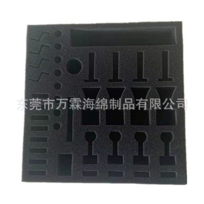 精密仪器电子产品海绵包装 化妆品防震海绵内衬 酒瓶海绵内托厂家图5