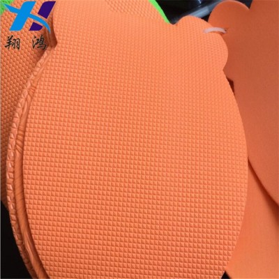 长期批发38度压纹EVA片材 鞋底防滑压纹高弹EVA成型 一次性拖鞋料图4