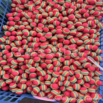 eva球彩色实心弹力球射击eva子弹球淘气堡宝宝儿童玩具软体海绵球图4