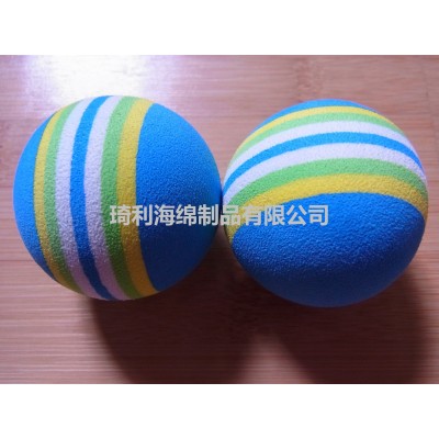 供应海绵球 各种规格都可以生产 EVA球装饰球海绵球彩色球可打孔图3