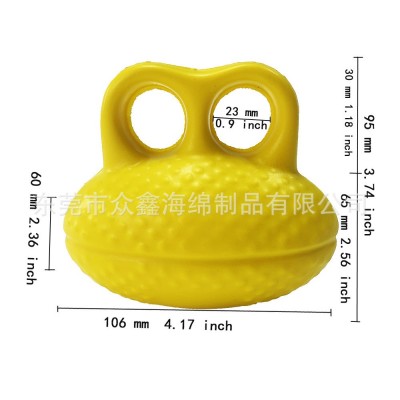 PU握力球 康复训练高弹泡棉款不伤手手指锻炼发泡减压蛋形握力球图4