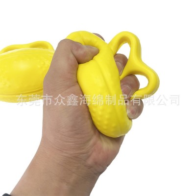PU握力球 康复训练高弹泡棉款不伤手手指锻炼发泡减压蛋形握力球图3