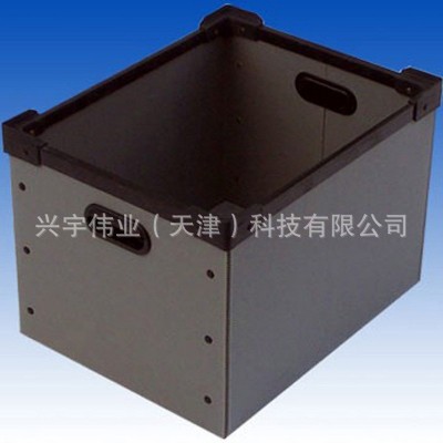 工厂供应周转防水PP塑料中空板周装箱 可定制加刀卡格挡内材板盖图4