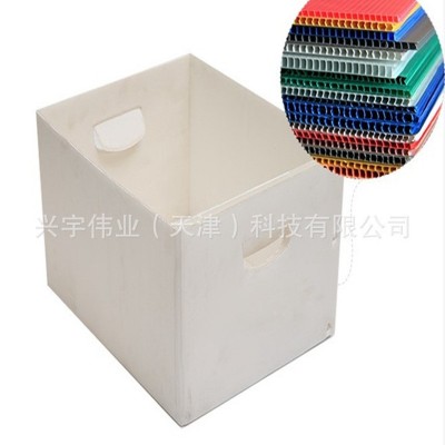 工厂供应周转防水PP塑料中空板周装箱 可定制加刀卡格挡内材板盖图5
