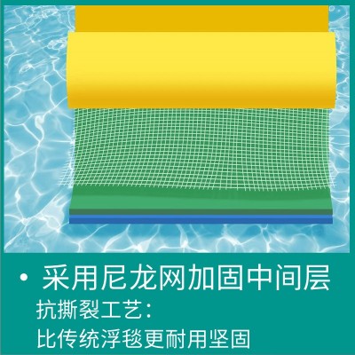 厂家供应XPE浮毯户外综艺同款嬉戏魔毯xpe漂浮垫水上浮床打孔浮板图5