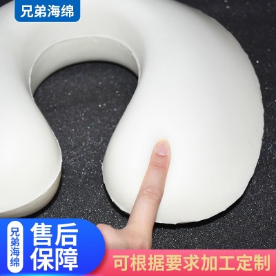 记忆棉慢回弹午休护颈枕头 办公室午休旅行飞机火车高铁用颈椎枕图4