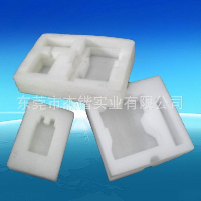 厂家供应化妆品珍珠棉内衬包装盒精油玻璃瓶植绒异形防震epe内托图3