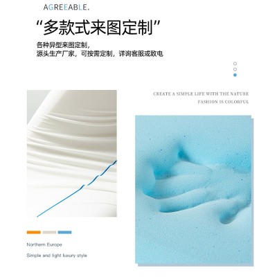深睡眠记忆枕 厂家批发家用零压慢回弹面包枕芯跨境酒店护颈枕头图4